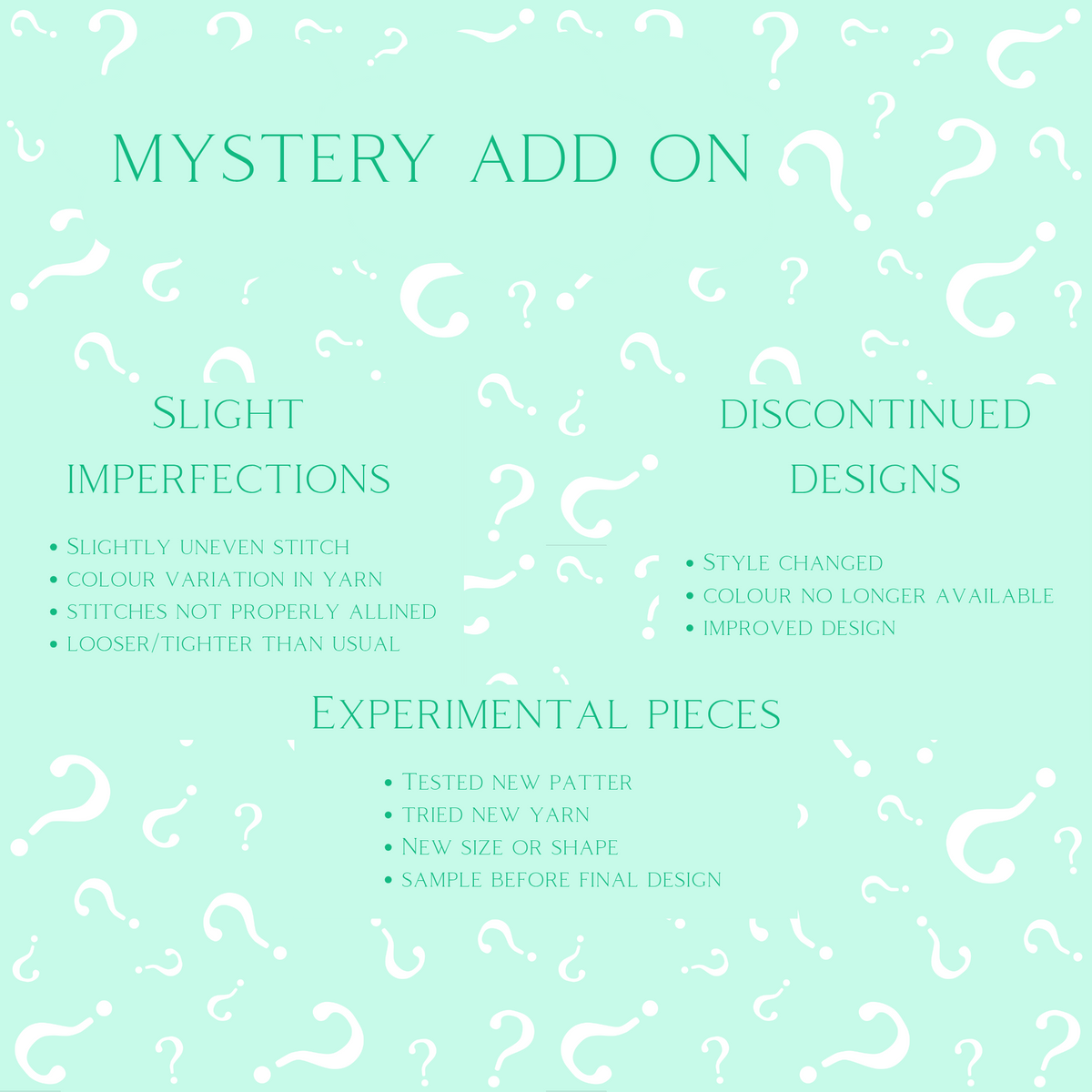 Mystery add on