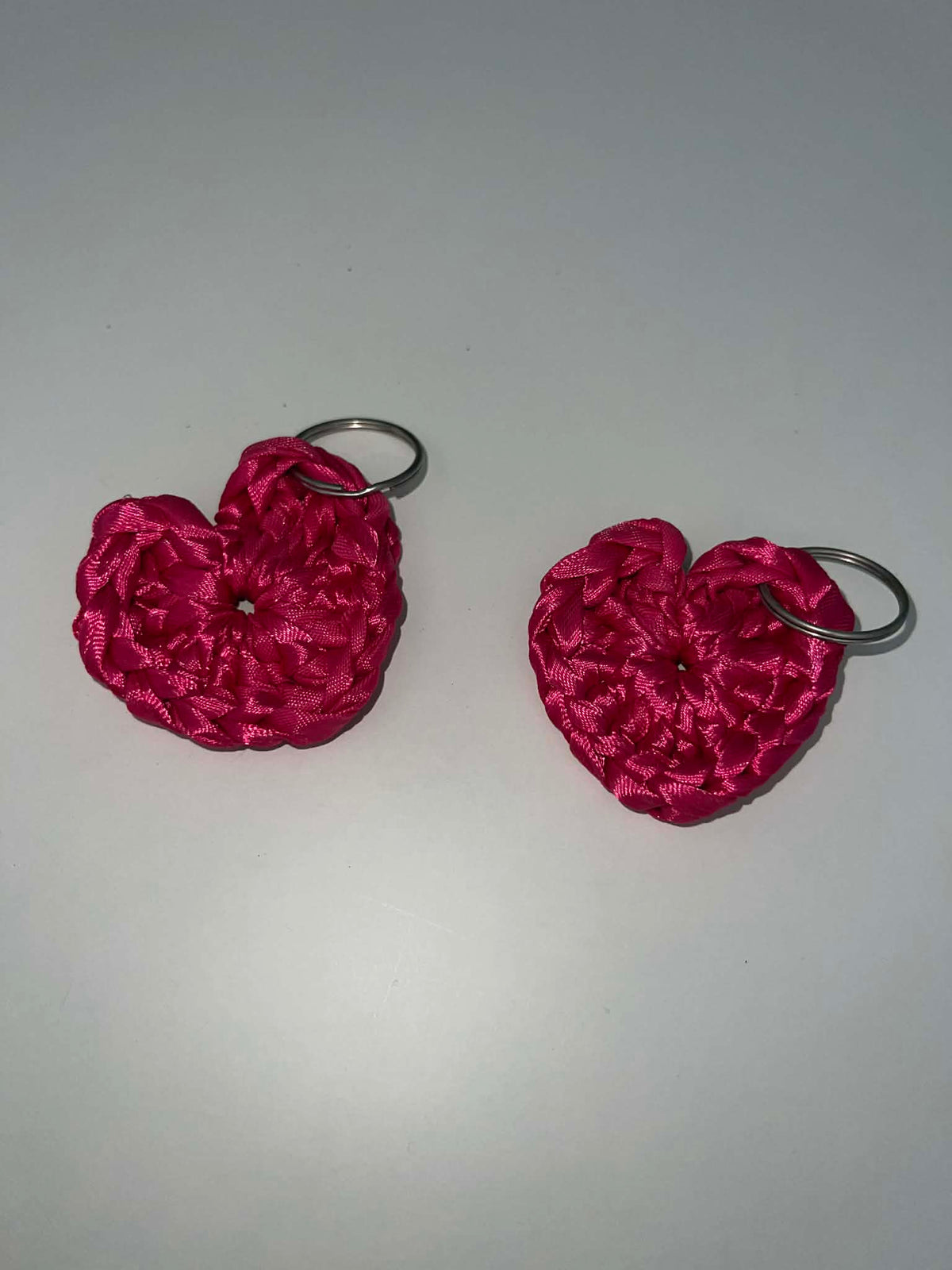 Ribbon Heart Keyrings