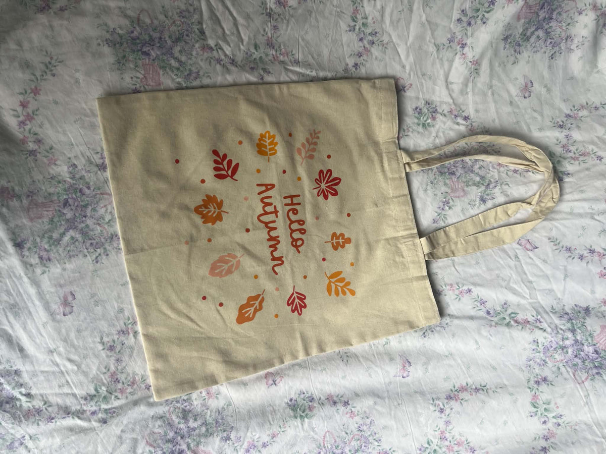 Nature walk Tote bags
